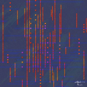 Data Drops in Red & Blue 1x1